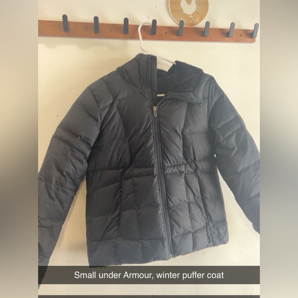 Under Armour, winter puffer coat